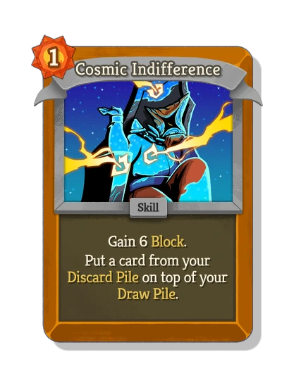 Cosmic Indifference